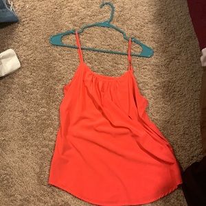 Time and tru tank top size S coral colored